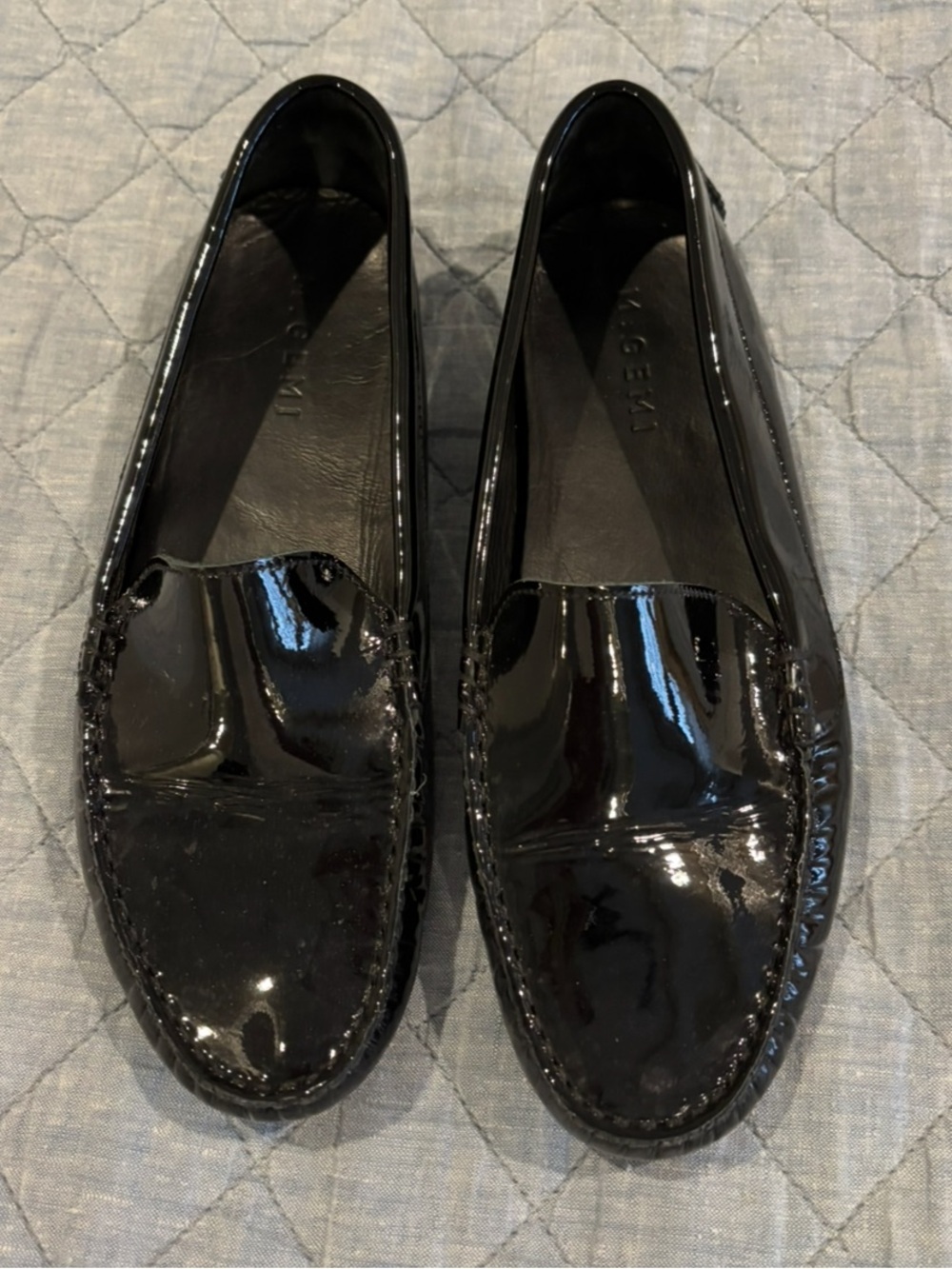 The Felize Moccasins in Black Naplak by M Gemi